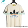 Gucci - Adidas 23ss Co-branded Clover Print Short Sleeve