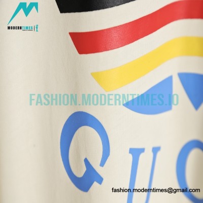 Gucci - Adidas 23ss Co-branded Clover Print Short Sleeve