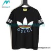 Gucci - Adidas 23ss Co-branded Clover Print Short Sleeve