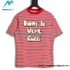 Gucci - 2023ss New Year's Collection Striped Short-sleeved T-shirt