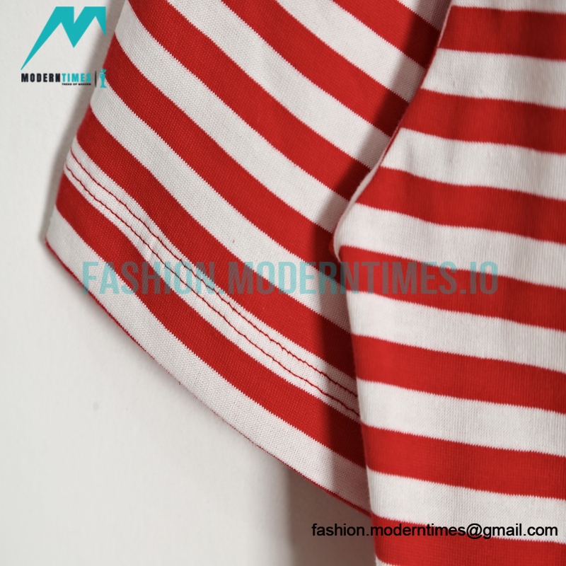 Gucci - 2023ss New Year's Collection Striped Short-sleeved T-shirt