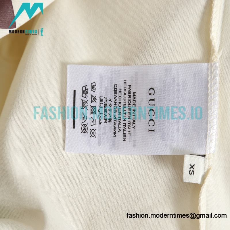 Gucci - Prodiged' Amour Rainbow Letter Print Short-sleeved T-shirt