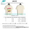 Gucci - Prodiged' Amour Rainbow Letter Print Short-sleeved T-shirt