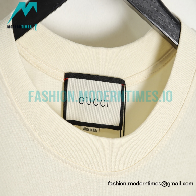 Gucci - Prodiged' Amour Rainbow Letter Print Short-sleeved T-shirt