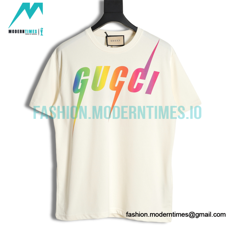 Gucci - 23SS Gradient Lightning Short-sleeved T-shirt