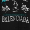 Balenciaga - 23ss Sketch Art Short Sleeve T-shirt
