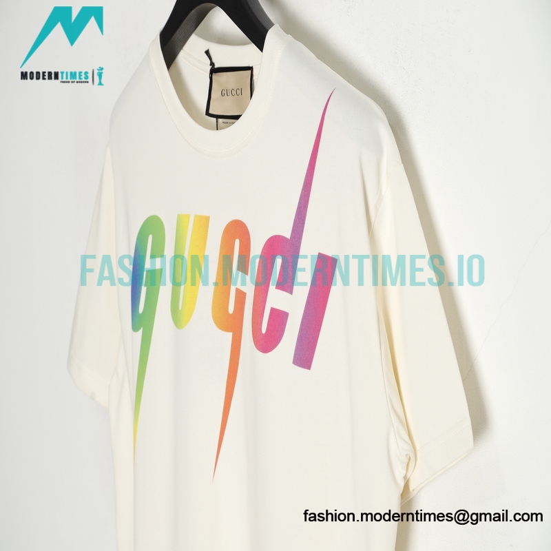 Gucci - 23SS Gradient Lightning Short-sleeved T-shirt