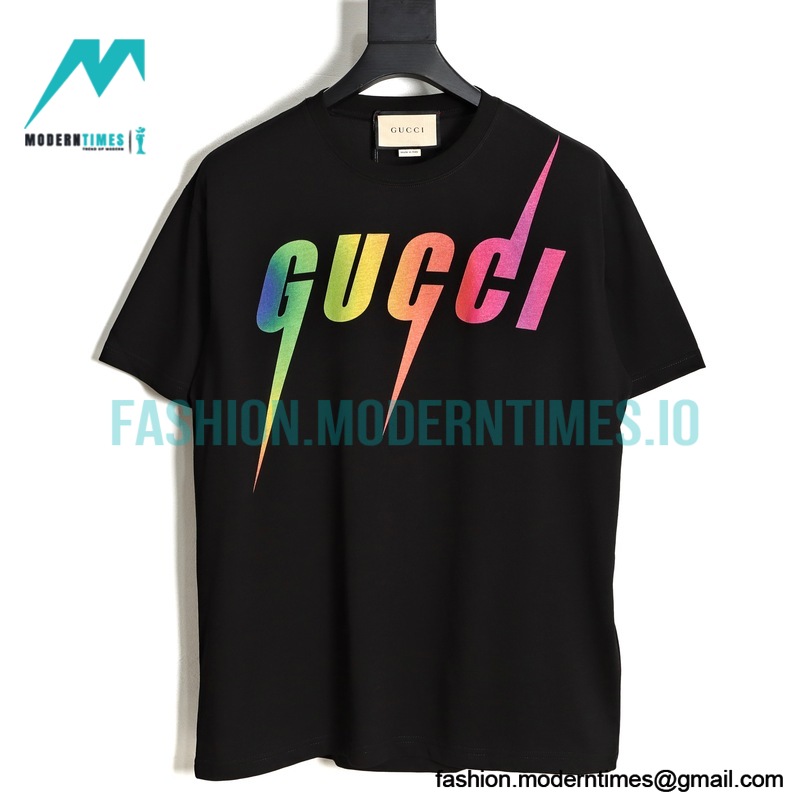 Gucci - 23SS Gradient Lightning Short-sleeved T-shirt