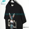 Gucci - 23ss Long-eared Rabbit Print Short Sleeve