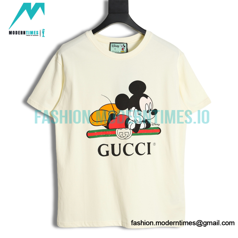 Gucci - Disney Co-branded The Year Of The Rat Limited Mickey Print Short Sleeve