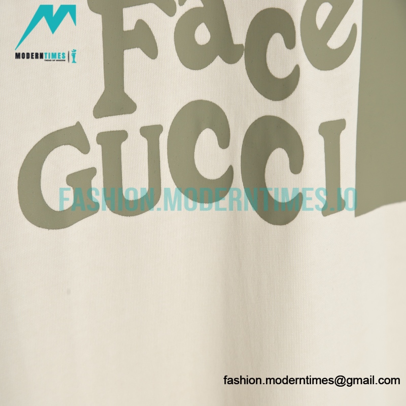 Gucci - The North Face 23ss Co-branded Face Print Short Sleeve