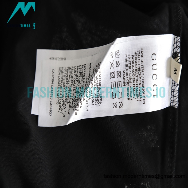 Gucci - 20ss Reflective Webbing Cotton Short Sleeve