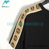 Gucci - 20ss Reflective Webbing Cotton Short Sleeve