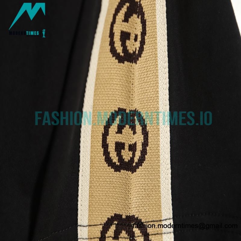 Gucci - 20ss Reflective Webbing Cotton Short Sleeve
