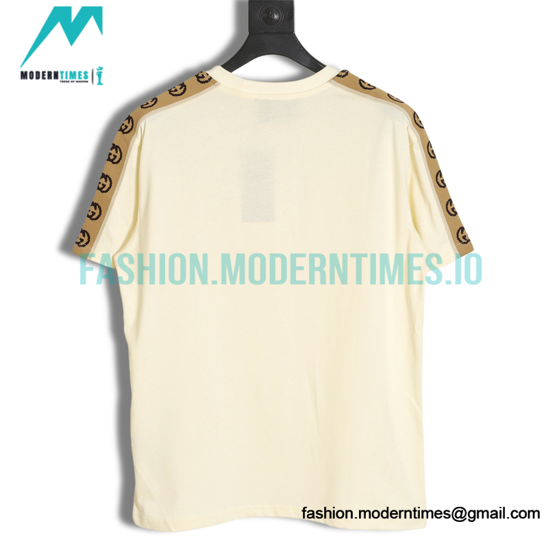 Gucci - 20ss Reflective Webbing Cotton Short Sleeve