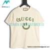 Gucci - 23ss Smiley Face Logo Pattern Foam Three-dimensional Printing Short-sleeve T-shirt