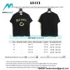 Gucci - 23ss Smiley Face Logo Pattern Foam Three-dimensional Printing Short-sleeve T-shirt