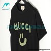 Gucci - 23ss Smiley Face Logo Pattern Foam Three-dimensional Printing Short-sleeve T-shirt