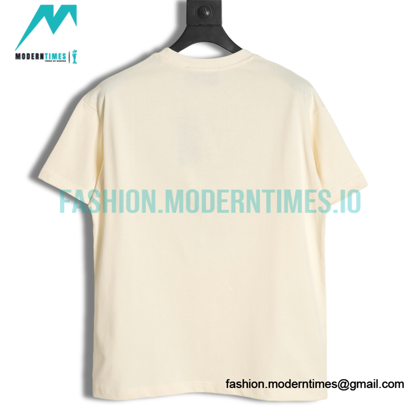 Gucci - 23ss Smiley Face Logo Pattern Foam Three-dimensional Printing Short-sleeve T-shirt