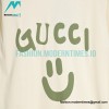 Gucci - 23ss Smiley Face Logo Pattern Foam Three-dimensional Printing Short-sleeve T-shirt