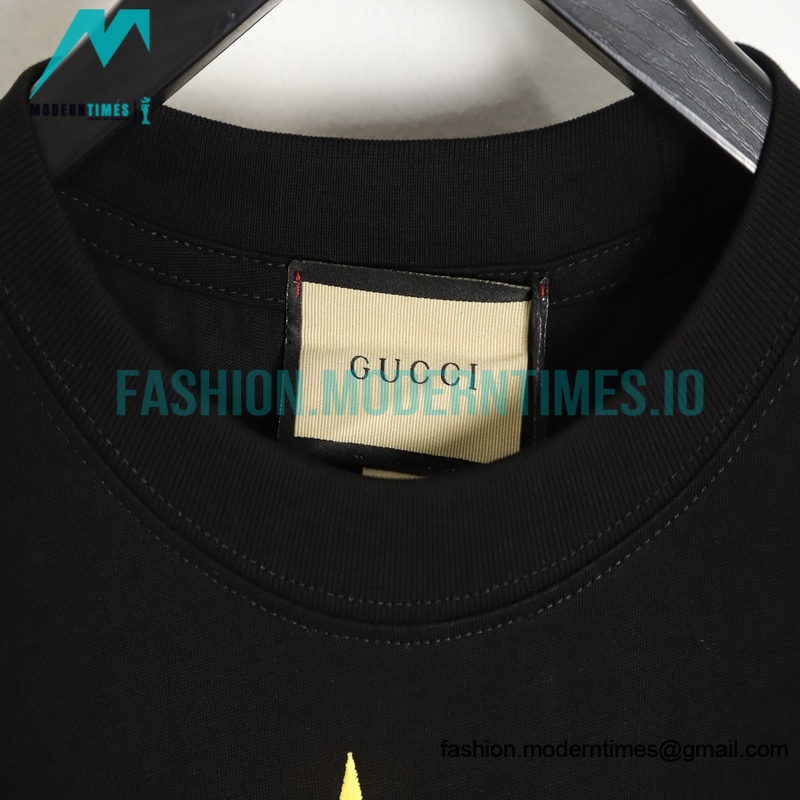 Gucci - Band Flag Embroidery Short Sleeve
