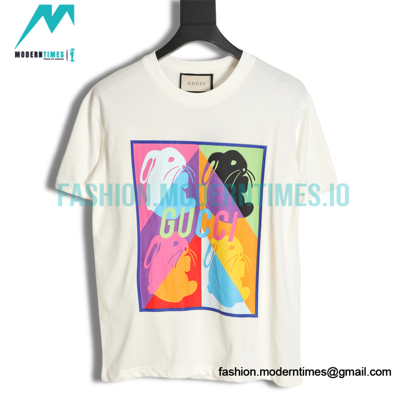 Gucci - 23ss Year Of The Rabbit Limited Print Short Sleeve