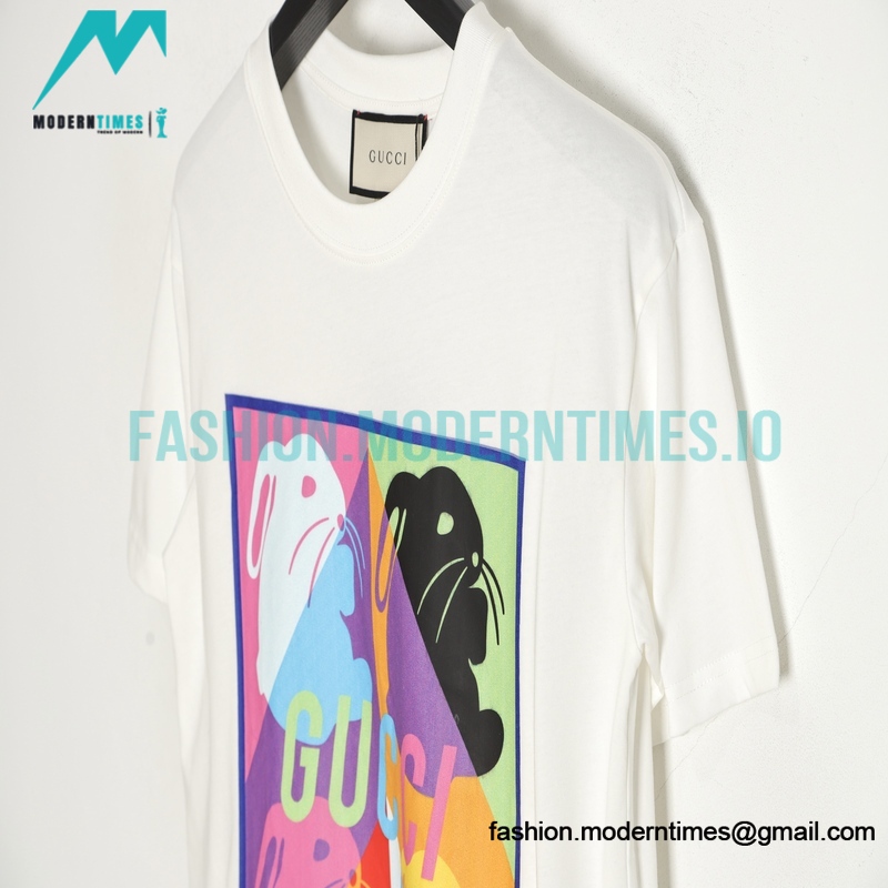 Gucci - 23ss Year Of The Rabbit Limited Print Short Sleeve