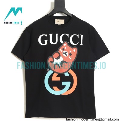 Gucci - 23SS KAWAII Bear Print Short-sleeved T-shirt
