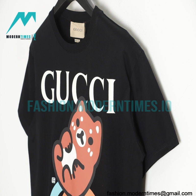 Gucci - 23SS KAWAII Bear Print Short-sleeved T-shirt