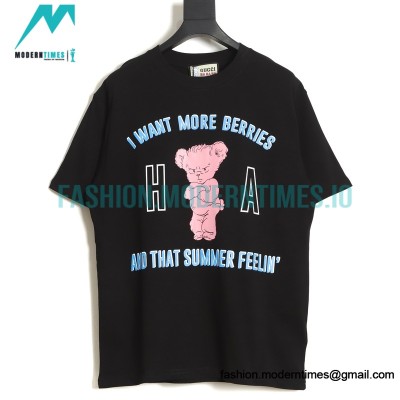 Gucci - HA - Co-branded Limited Angry Bear Short Sleeve