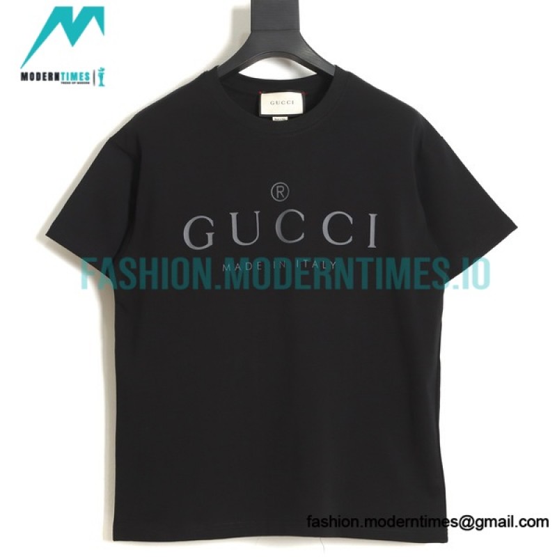 Gucci - 23ss Simple Logo Letter Print Short Sleeve T-shirt