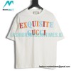 Gucci - Color Logo Back Model Figure Print Short Sleeve