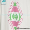 Gucci - Retro Logo Diamond Double G Print Short Sleeve