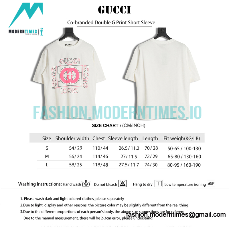 Gucci - Co-branded Double G Print Short Sleeve