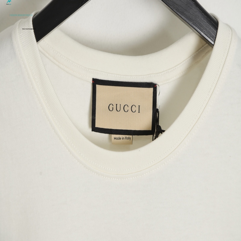 Gucci - 23SS Color Contrast Circle Print Short-sleeved T-shirt