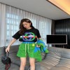 Gucci - 23SS Color Contrast Circle Print Short-sleeved T-shirt