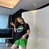 Gucci - 23SS Color Contrast Circle Print Short-sleeved T-shirt