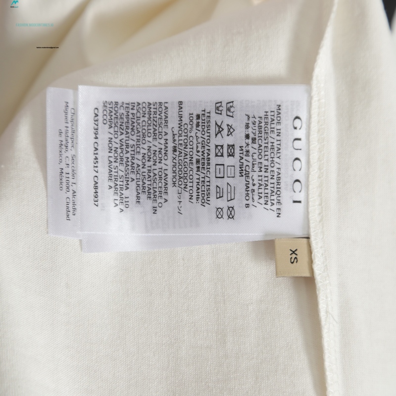 Gucci - 23SS Color Contrast Circle Print Short-sleeved T-shirt