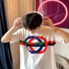Gucci - 23SS Color Contrast Circle Print Short-sleeved T-shirt