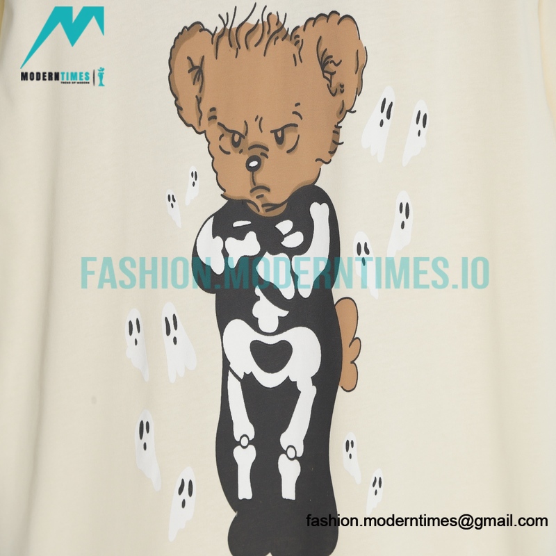 Gucci - Bone Bear Print Short Sleeve
