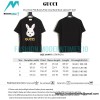 Gucci - 23ss Chest Pink Bunny Print Crew Neck Short-sleeved T-shirt