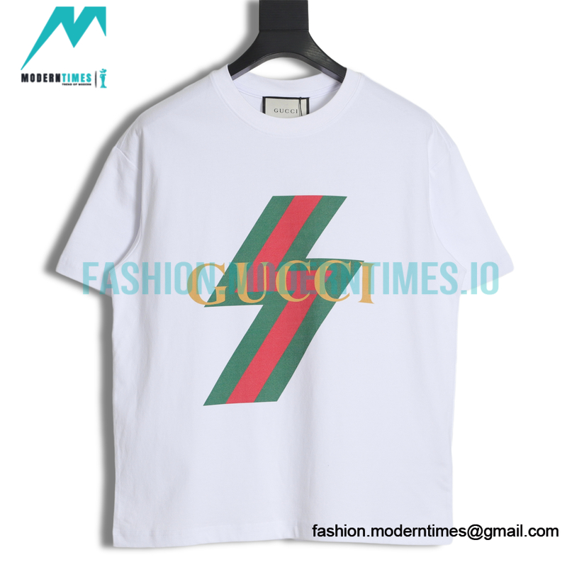 Gucci - Monogrammed Geometric Print Short Sleeve