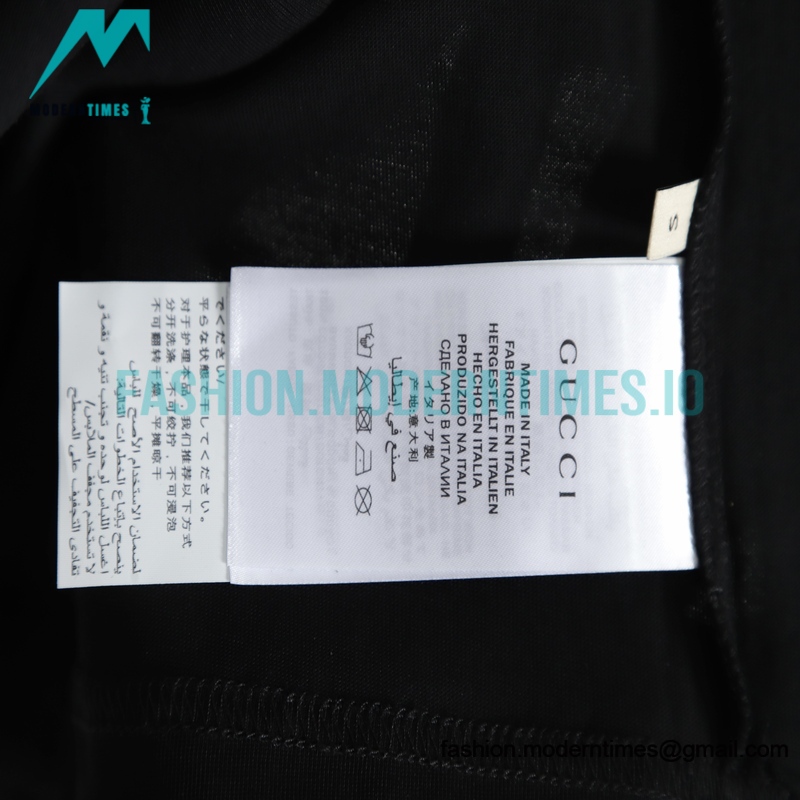 Gucci - Adidas Co-branded Clover Logo Element Printed Short-sleeved T-shirt