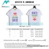 Gucci - Adidas Co-branded Clover Logo Element Printed Short-sleeved T-shirt