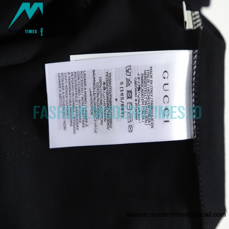 Gucci - Neckline Embroidery Short-sleeved POLO Shirt