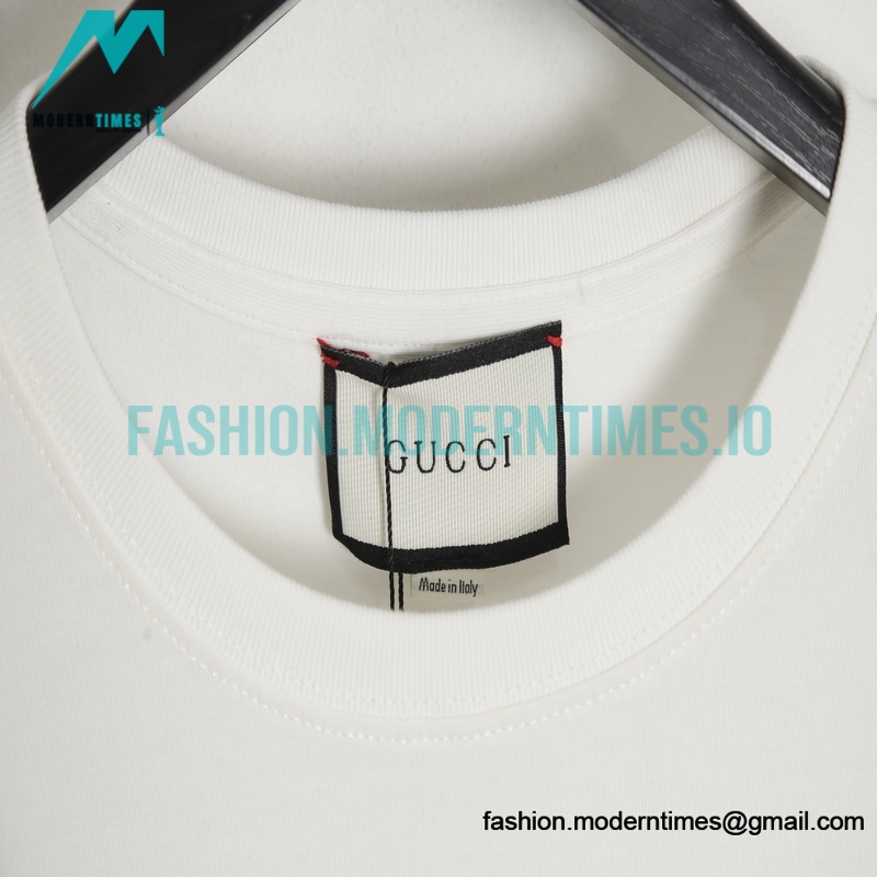 Gucci - 23SS Monogram Embroidered Short-sleeved T-shirt