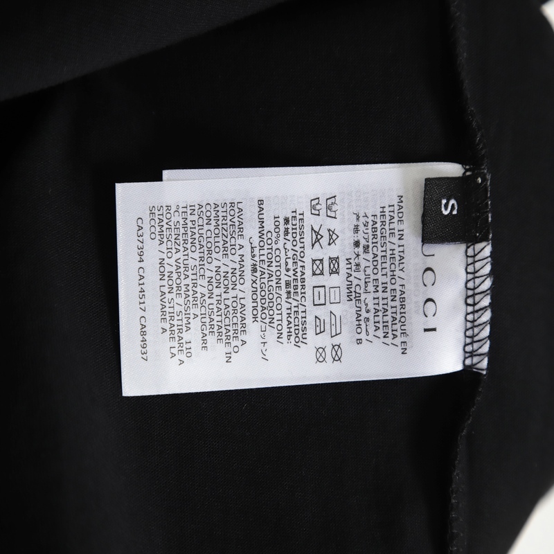 Gucci - 23SS Monogram Embroidered Short-sleeved T-shirt