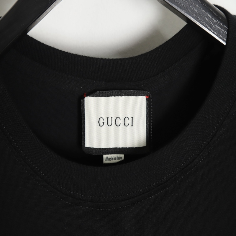 Gucci - 23SS Monogram Embroidered Short-sleeved T-shirt