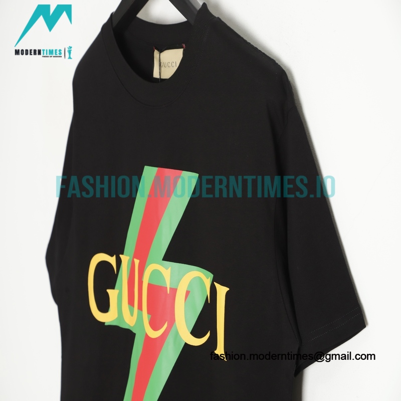 Gucci - Monogrammed Geometric Print Short Sleeve