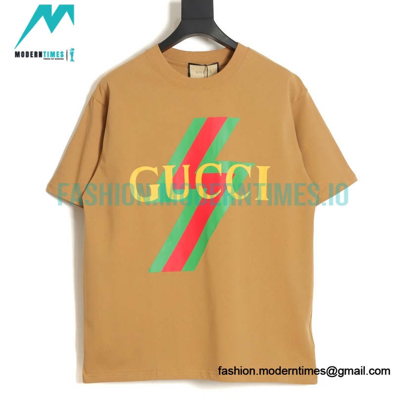 Gucci - Monogrammed Geometric Print Short Sleeve